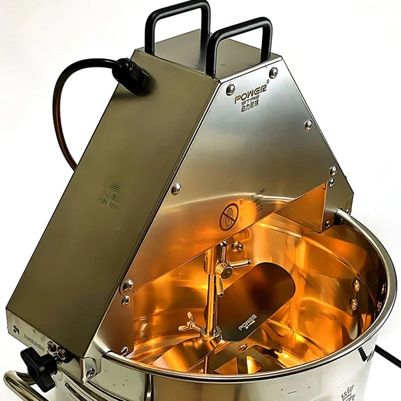 10L Automatic Stir Fry Machine | Food Jam Sauce Mixing Wok 220V
