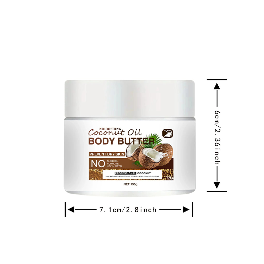 Ottilavie Coconut Oil Body Cream Aloe Deep Hydration All Skin Types