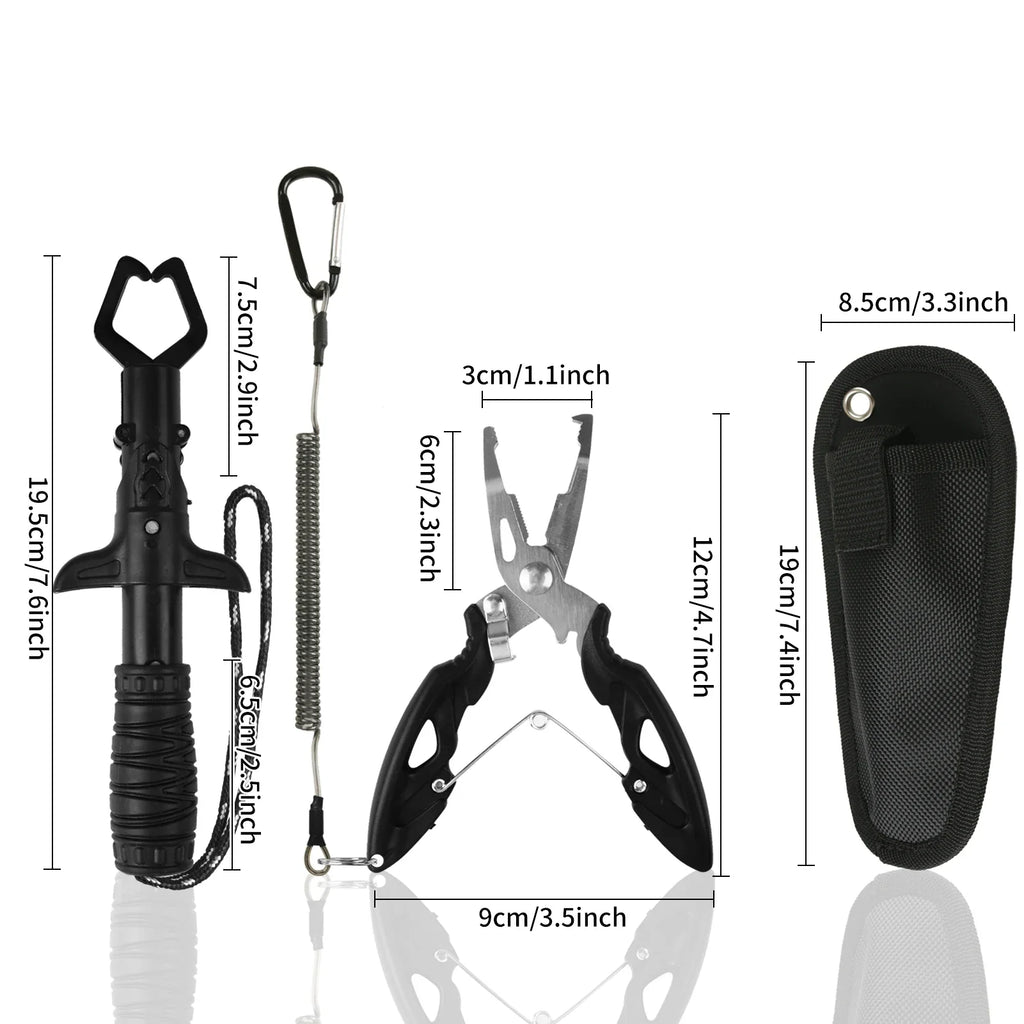 Fishing Pliers & Gripper Set – Multi-Function Hook Remover