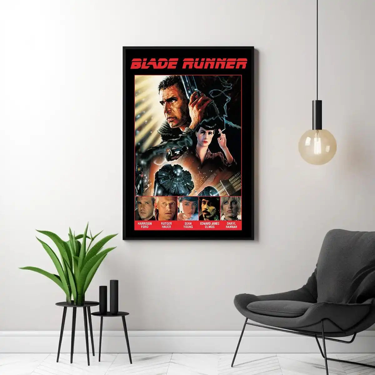 Blade Runner 1982 Vintage Movie Poster Canvas Wall Art Print