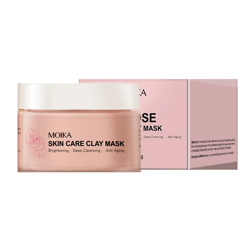 Rose Whitening Clay Mask 120g – Hydrating & Pore Cleansing