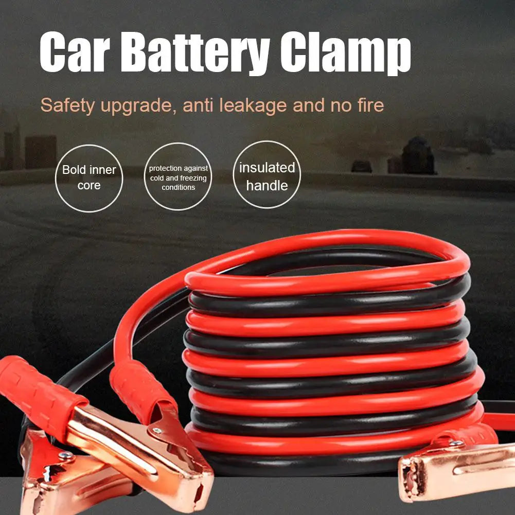 500A Car Battery Jump Start Cables – Heavy-Duty Booster Clamps