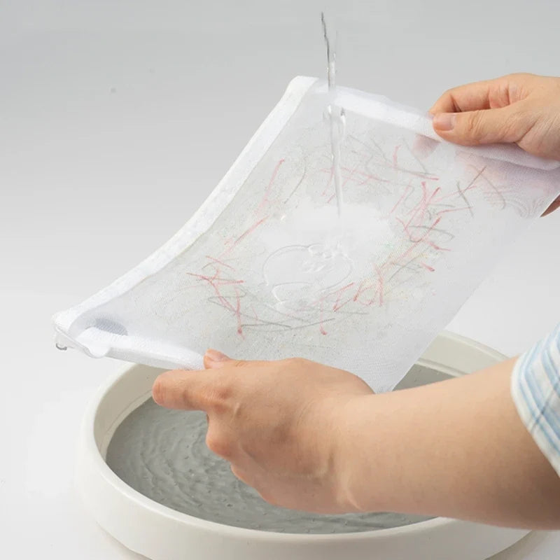 Mesh Zipper Storage Bags | Waterproof Nylon Organizer Pouches