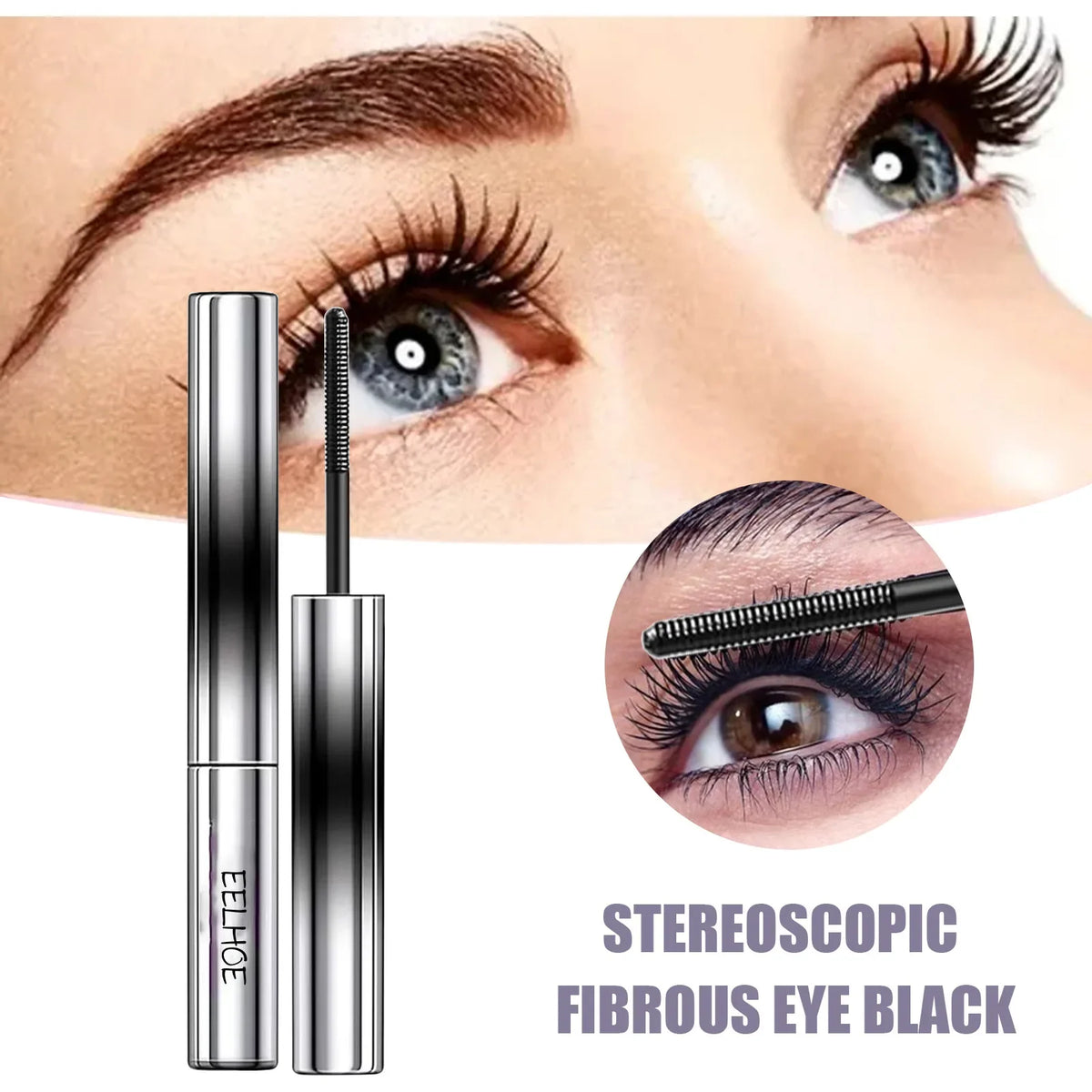 EELHOE 4D Fiber Lash Mascara – Lengthening Waterproof Mascara