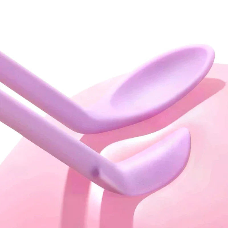 3-Piece Mini Silicone Spatula Set – Cosmetic & Jar Scraper