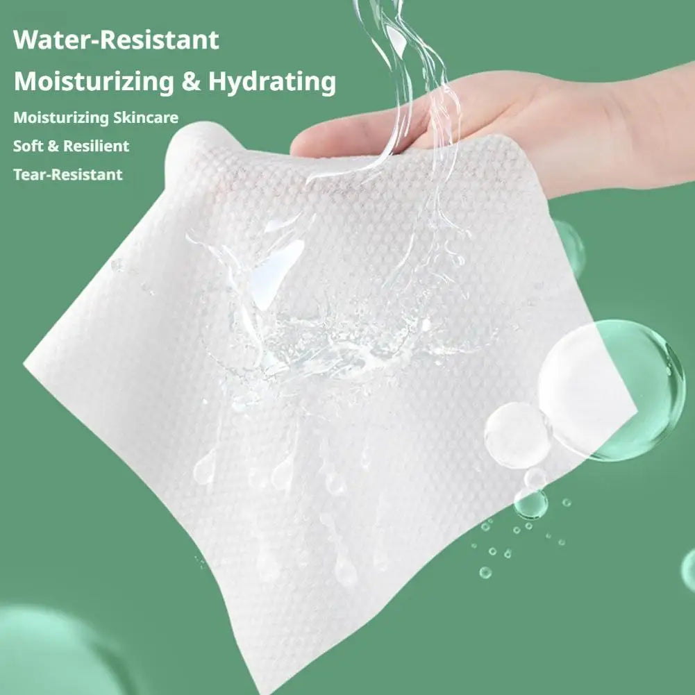 100% Cotton Disposable Face Towels – Soft Dry Wipes 100ct