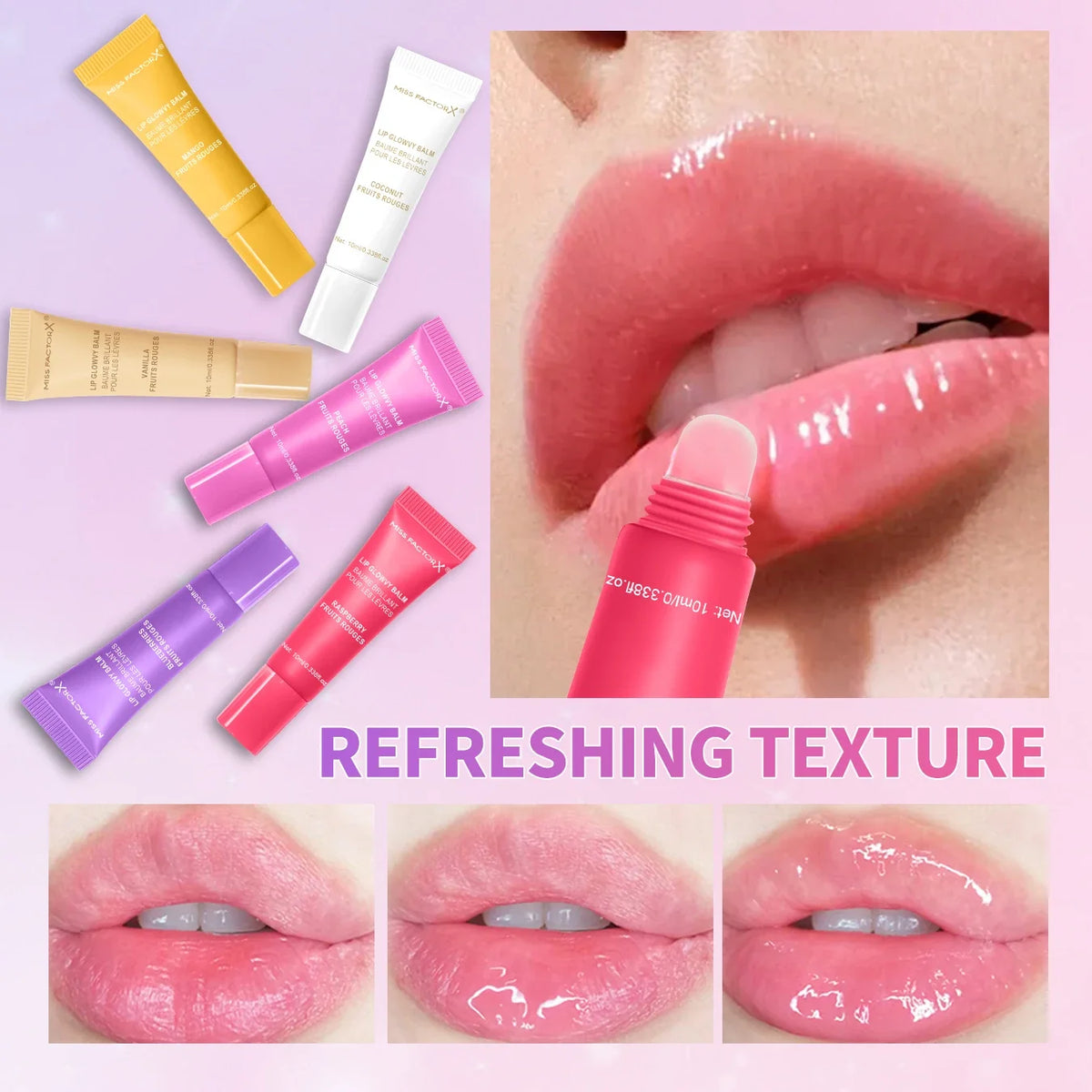 24-Piece 6-Color Moisturizing Lip Gloss Set | Women's Gift