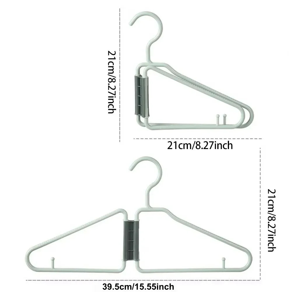 Foldable Travel Clothes Hangers – Lightweight & Space Saving