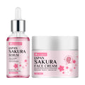 Cherry Blossom Moisturizing Cream & Serum Skincare Set