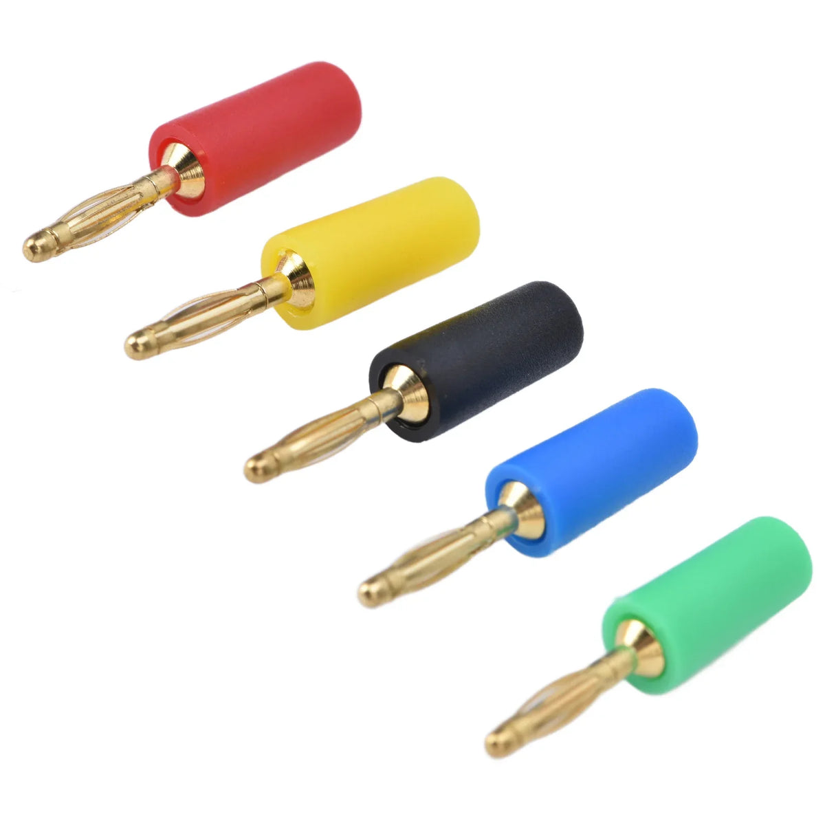 Bananas Connector Gold Plated Copper Easy Installation Banana Plug