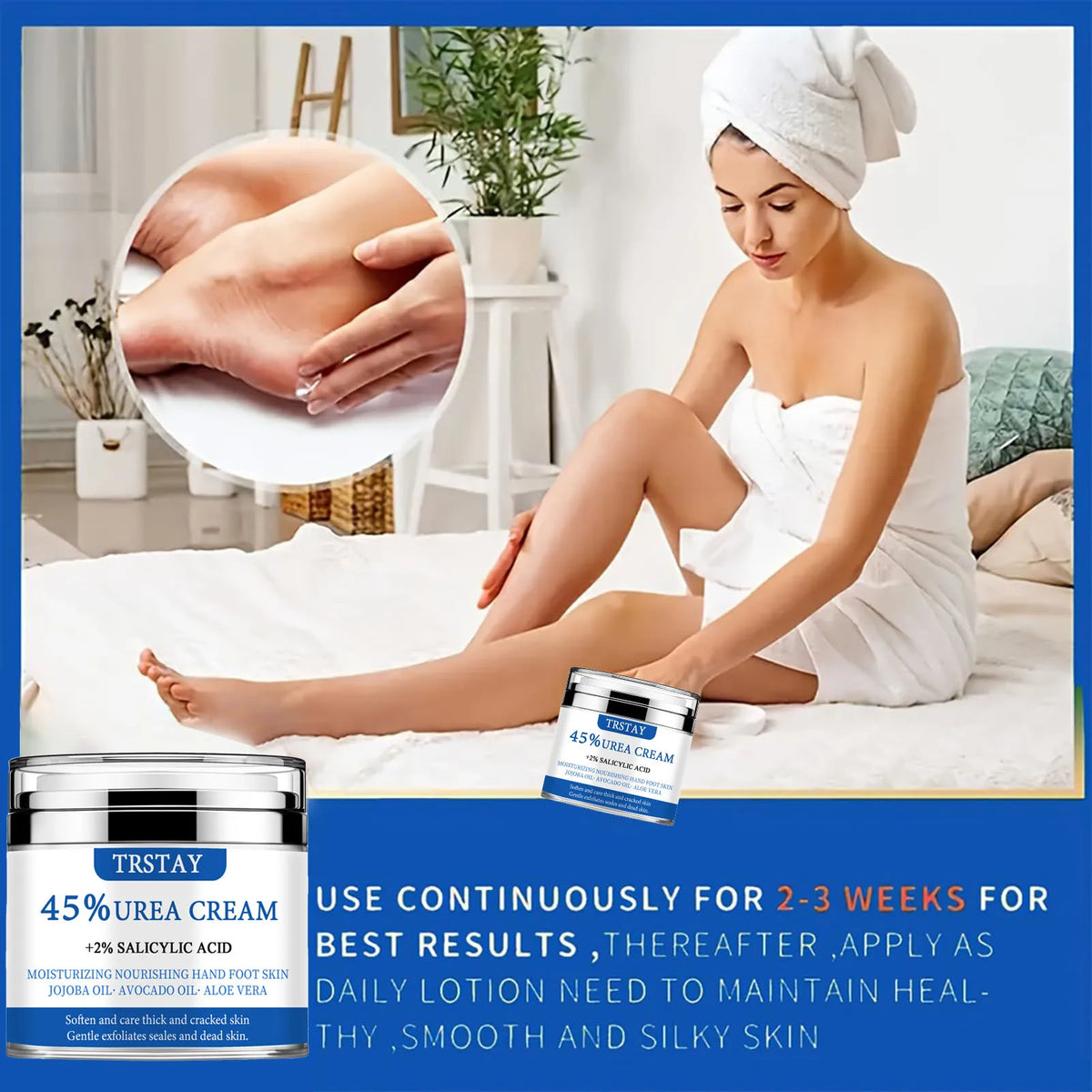 Urea Cream 45 2 Salicylic Acid Callus Remover Foot Moisturizer Hand