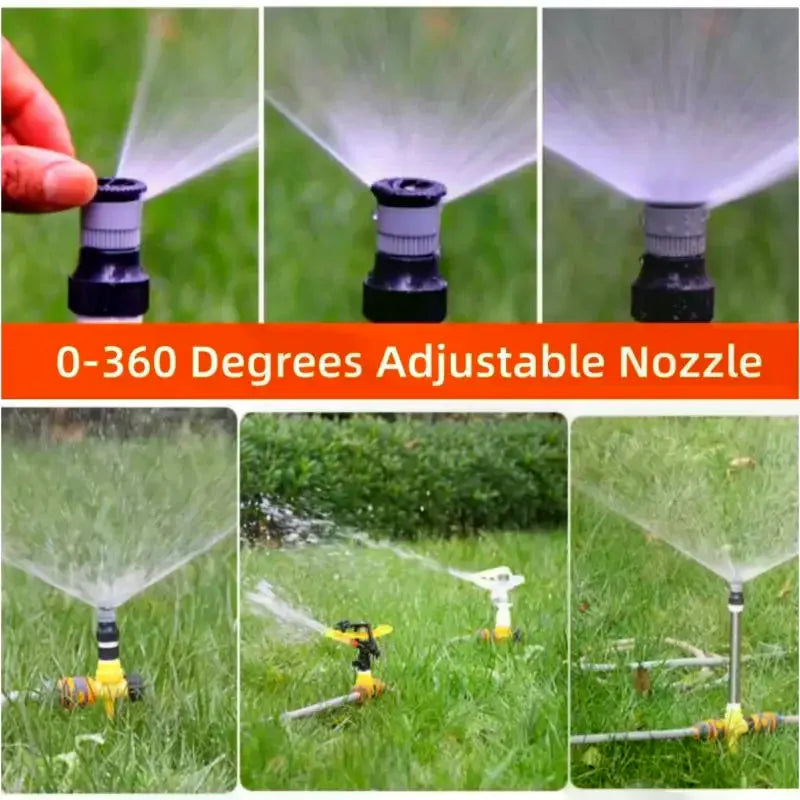 Adjustable 360° Garden Sprinkler Nozzle – Lawn & Greenhouse