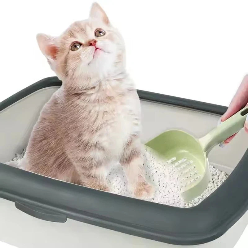 Cat Litter Scoop – Ergonomic Handle Sifting Plastic Shovel