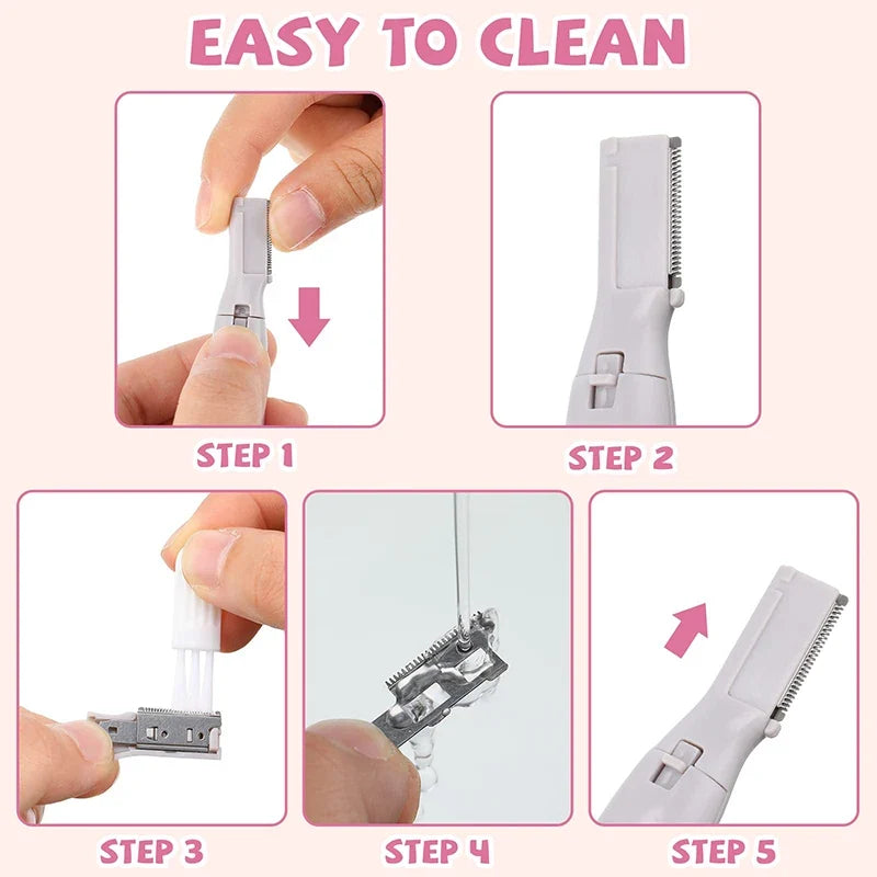 Electric Mini Eyebrow Trimmer Shaver Hair Removal Facial Neck Body