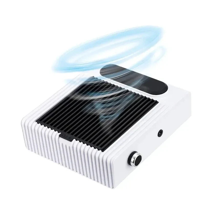 80W Powerful Nail Dust Collector Manicure Vacuum Cleaner Fitter Fan