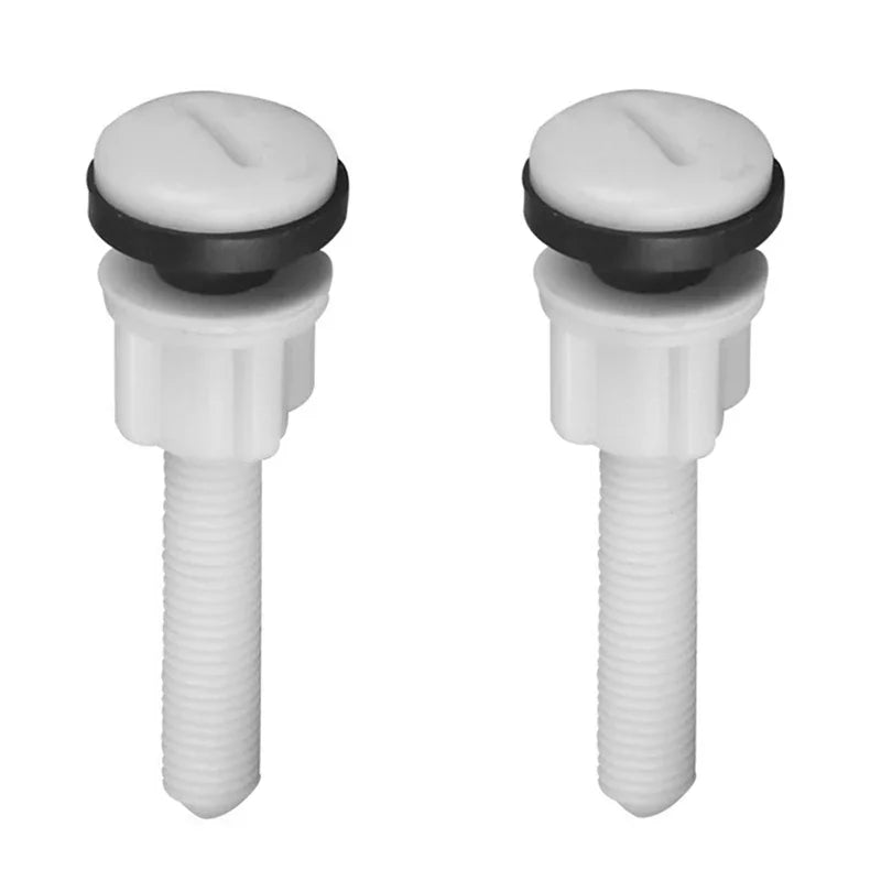 100mm Toilet Seat Fixing Bolts with Rubber Washers – 2pc Set