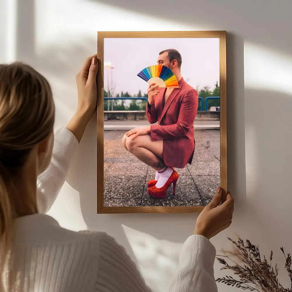 Sam Smith HD Wall Poster – Self-Adhesive Waterproof PVC Art