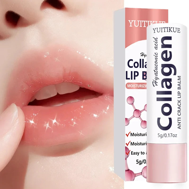 Collagen & Hyaluronic Acid Lip Balm – 24H Hydration | 5g