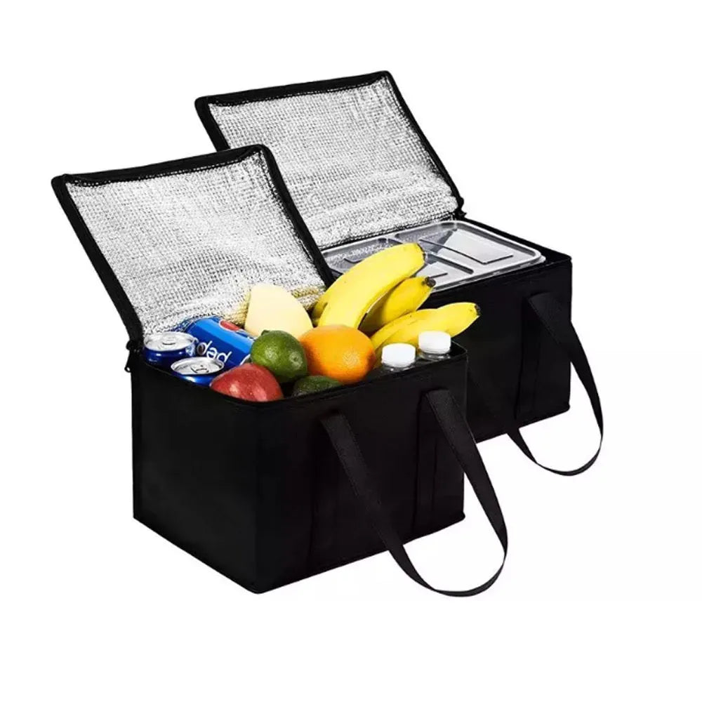 Portable Lunch Cooler Bag Folding Insulation Picnic Ice Food Thermal