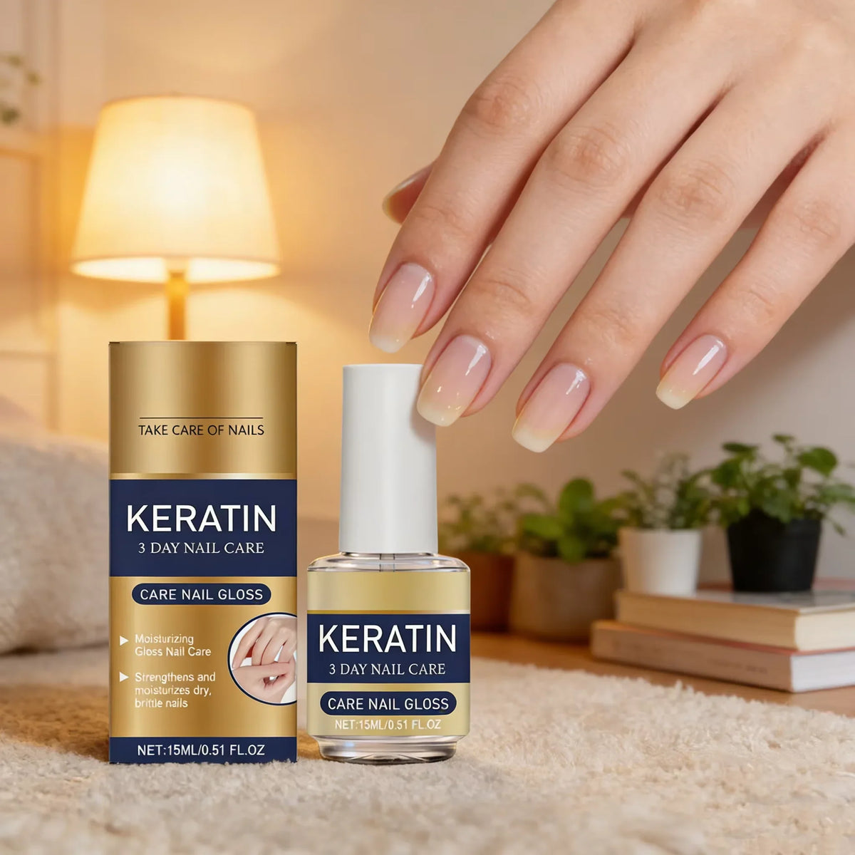 Cuticle Oil – Vitamin E & Argan Oil for Nail Growth, 15ml