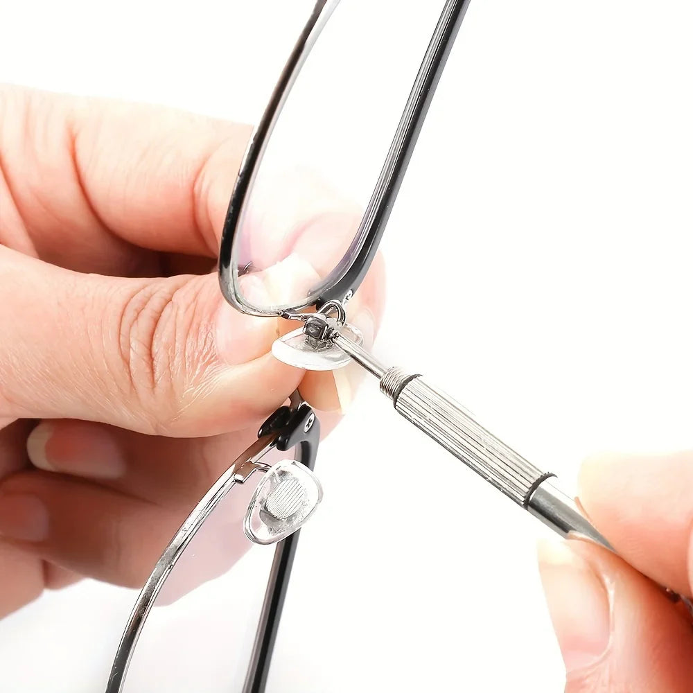 5-Pack 3-in-1 Mini Eyeglass Repair Screwdriver with Keychain