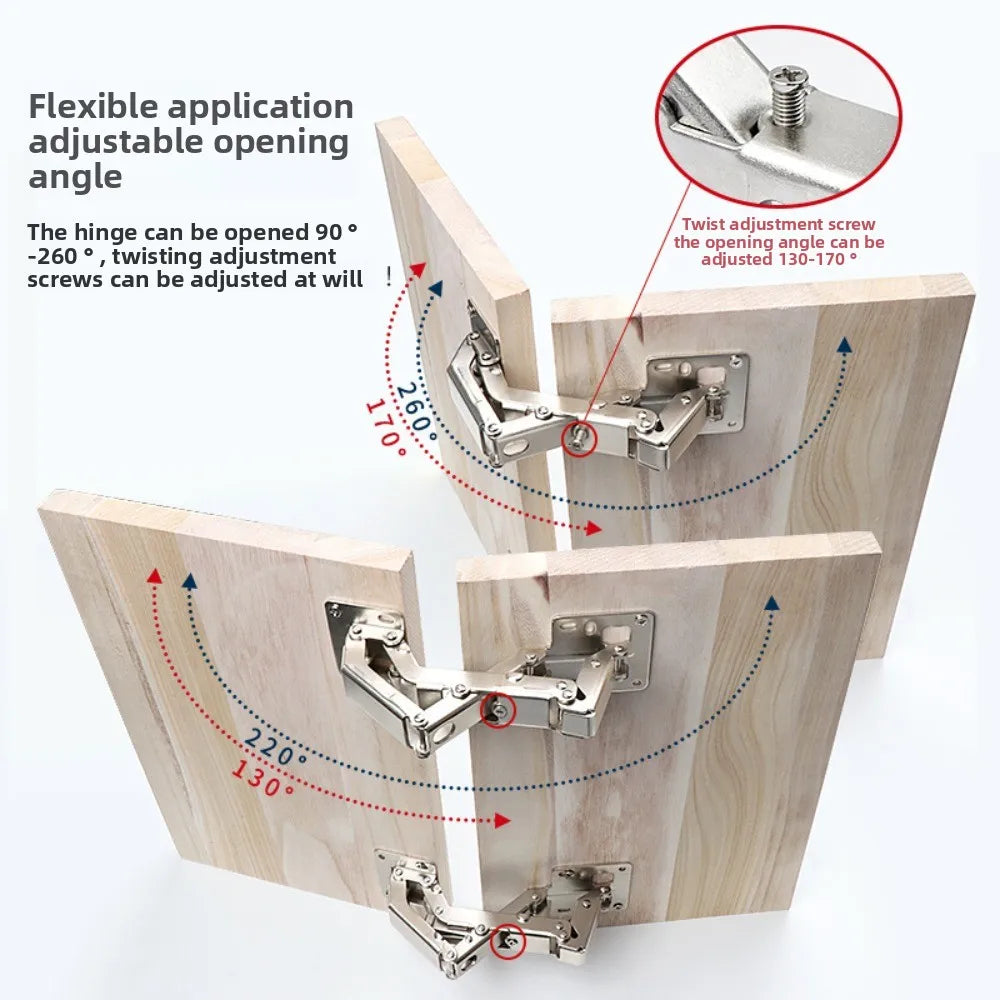 Soft-Close Full Overlay Cabinet Hinge | Straight Arm Damper