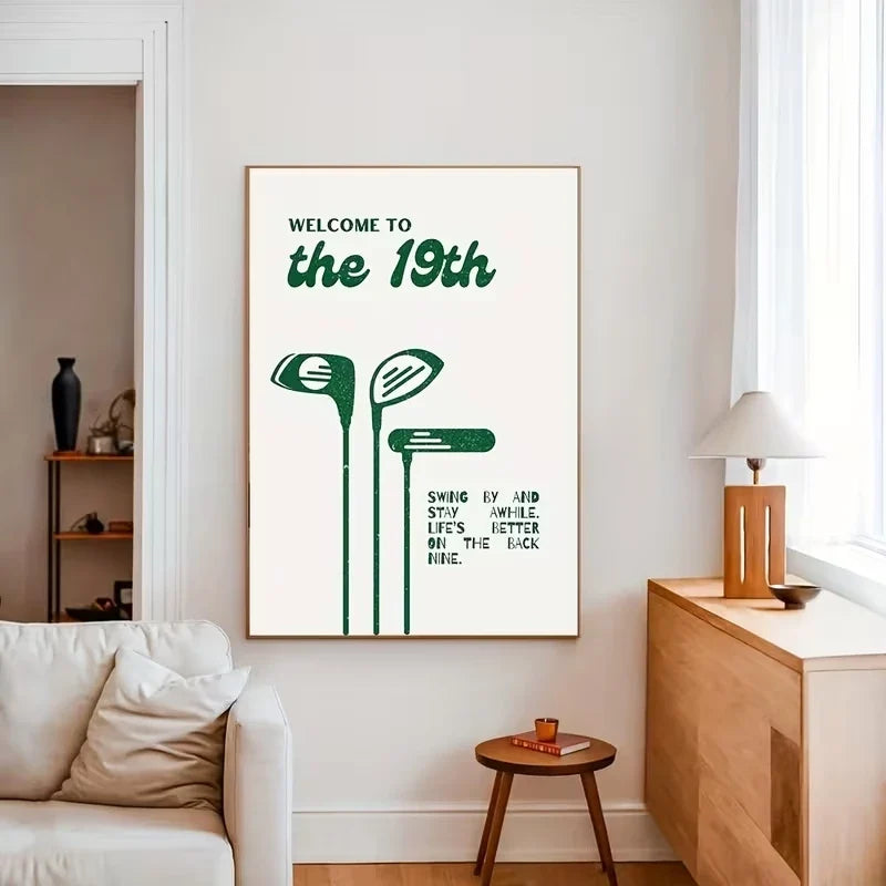 "Welcome To The 19th" Quote Canvas Wall Art Print | Decor