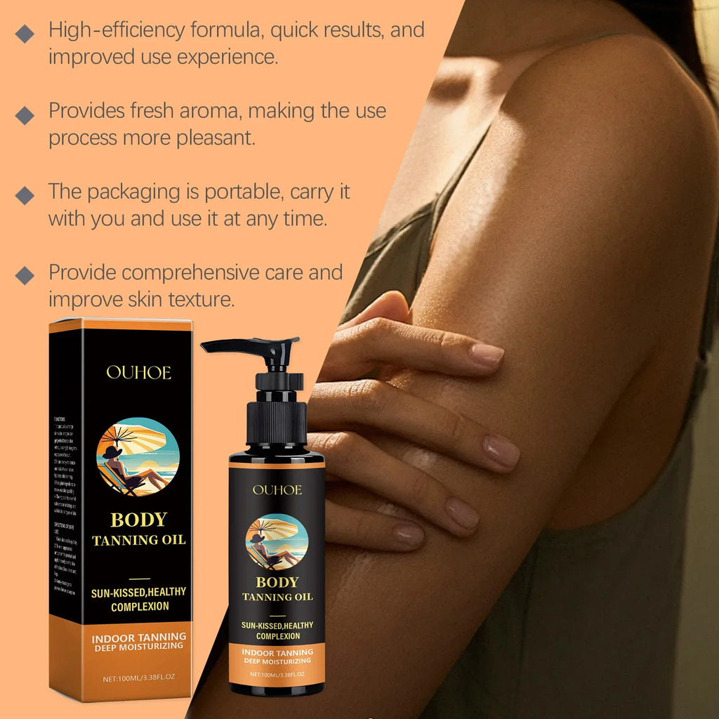 Aloe Vera Tanning Serum & Bronzing Oil | Face & Body Glow