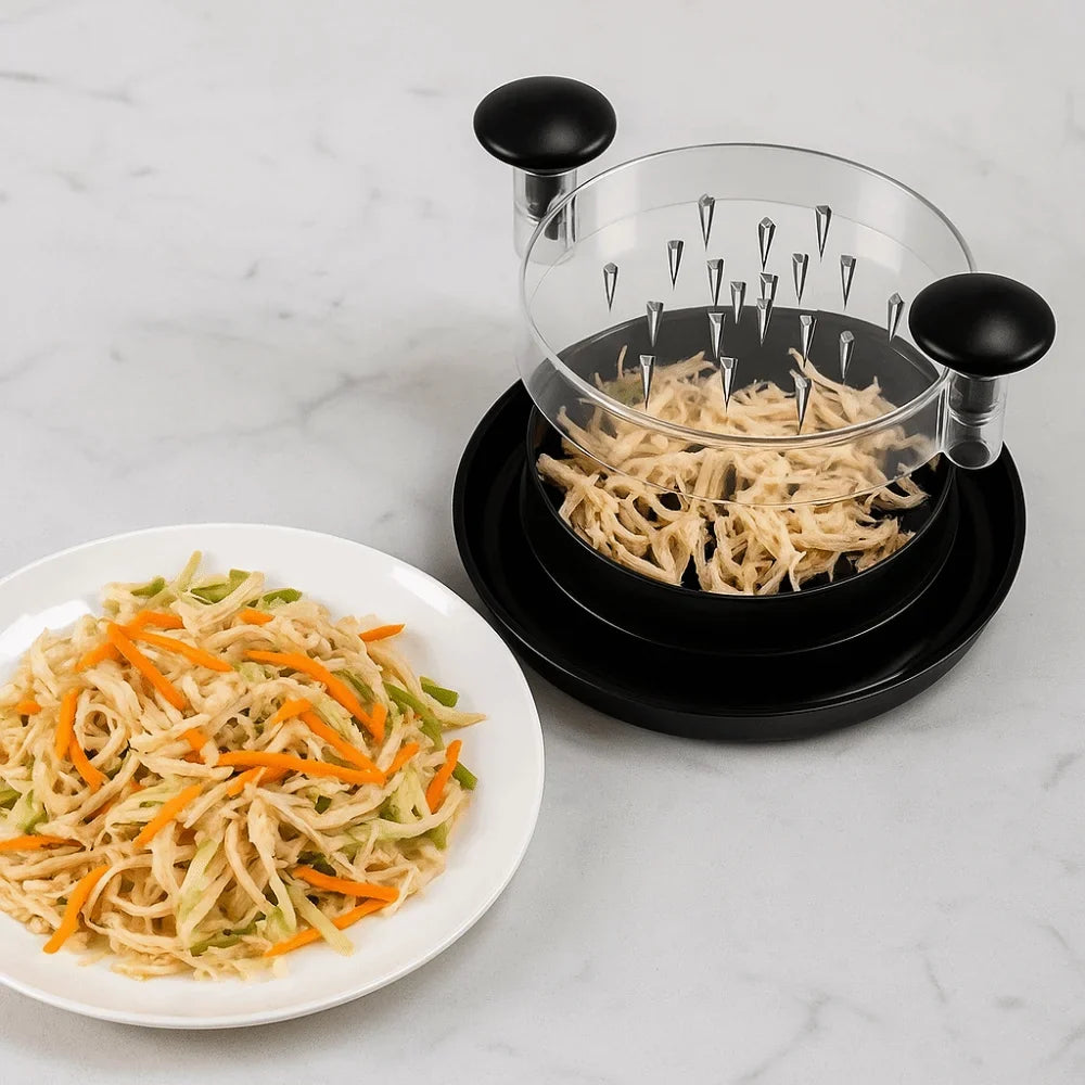 Rotating Chicken Meat Shredder Tool – Kitchen Gadget 18cm