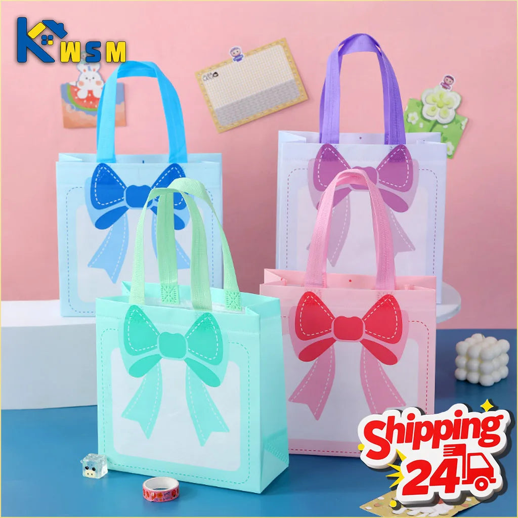 Non-Woven Gift Bags for Party Favors & Birthdays | 1–20 Pcs