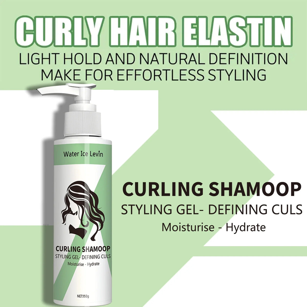 Hydrating Curl Conditioner – Keratin, Biotin & Green Tea 150g