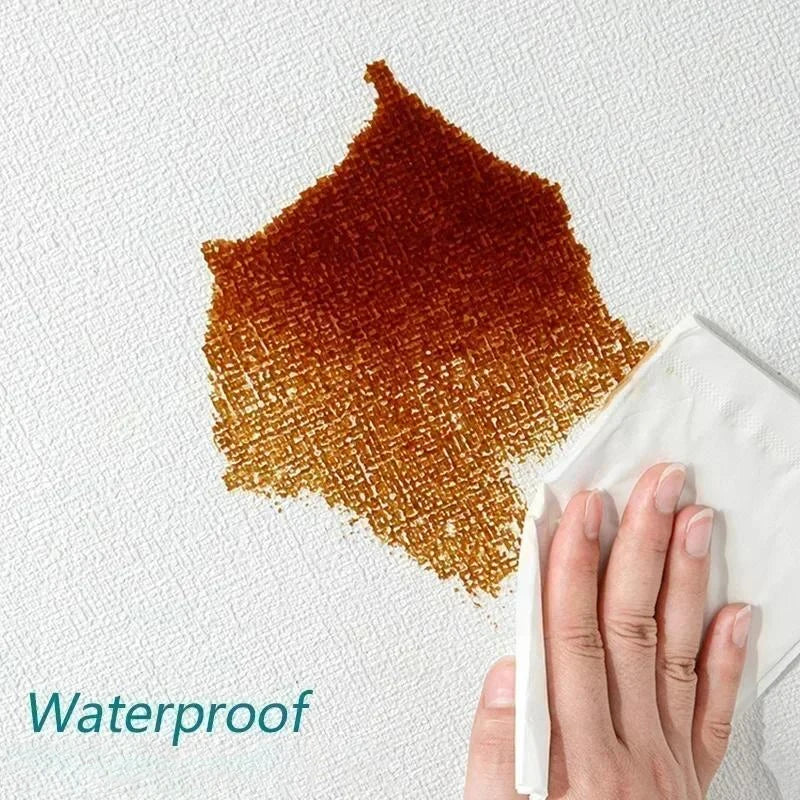 3D Linen Foam Peel & Stick Wallpaper | 50cm x 10m Waterproof