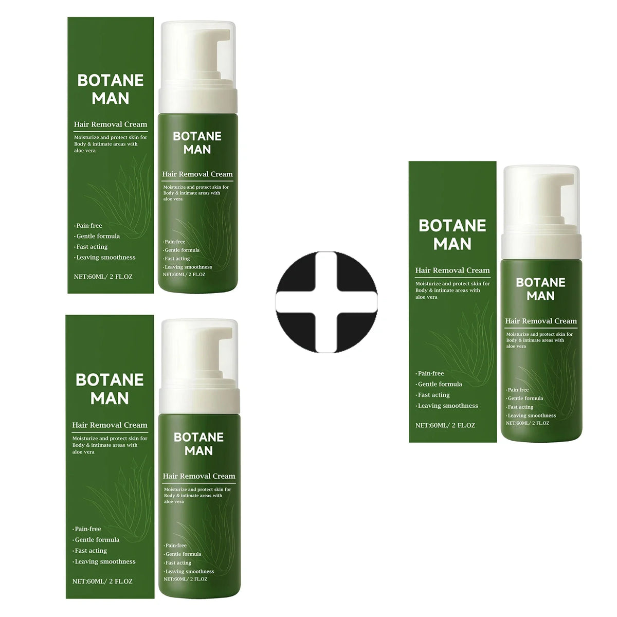 Hair Removal Mousse Spray – Fast, Gentle & Odor-Free | 60ml