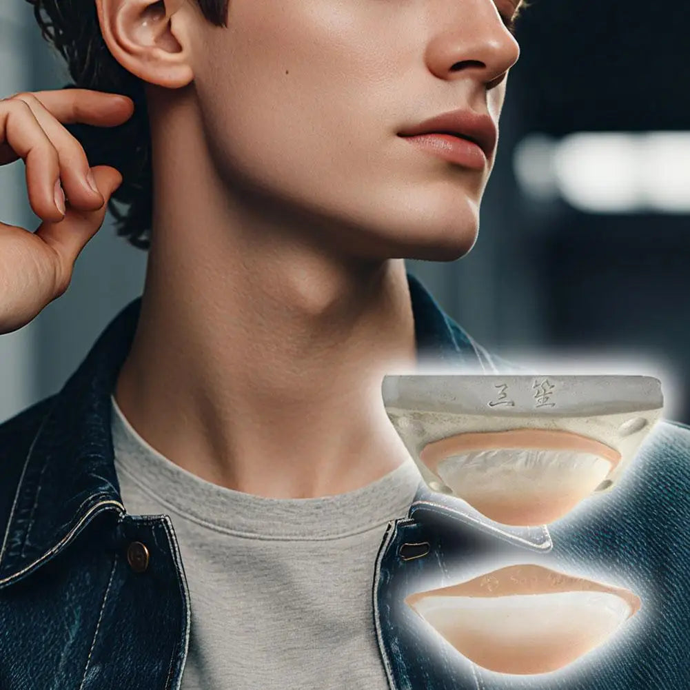 Realistic Silicone Fake Nose Chin Prosthetic Reusable Skin-Friendly3D