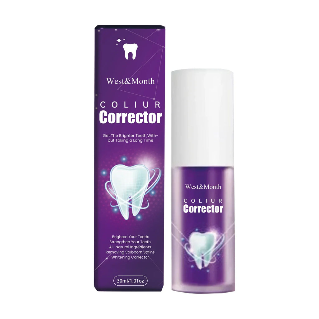 Purple Color Correcting Whitening Toothpaste | Brighten Teeth