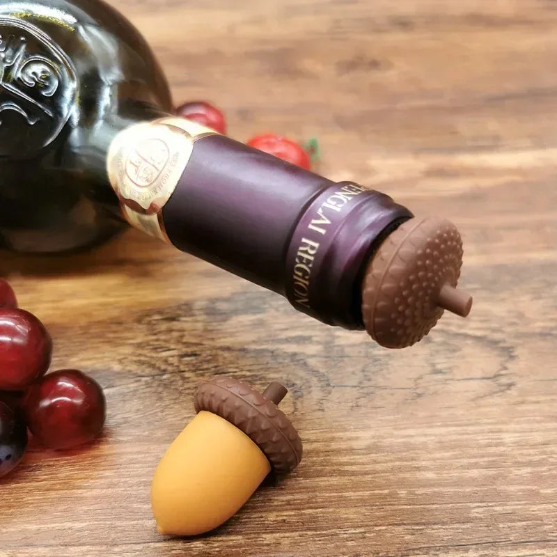 Silicone Pine Cone Tea Infuser & Bottle Stopper | Bar Accessory