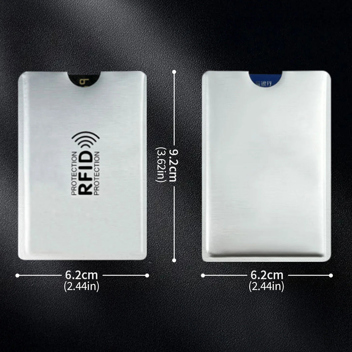 RFID Blocking Card Sleeves | Multi-Color Credit Card Protectors