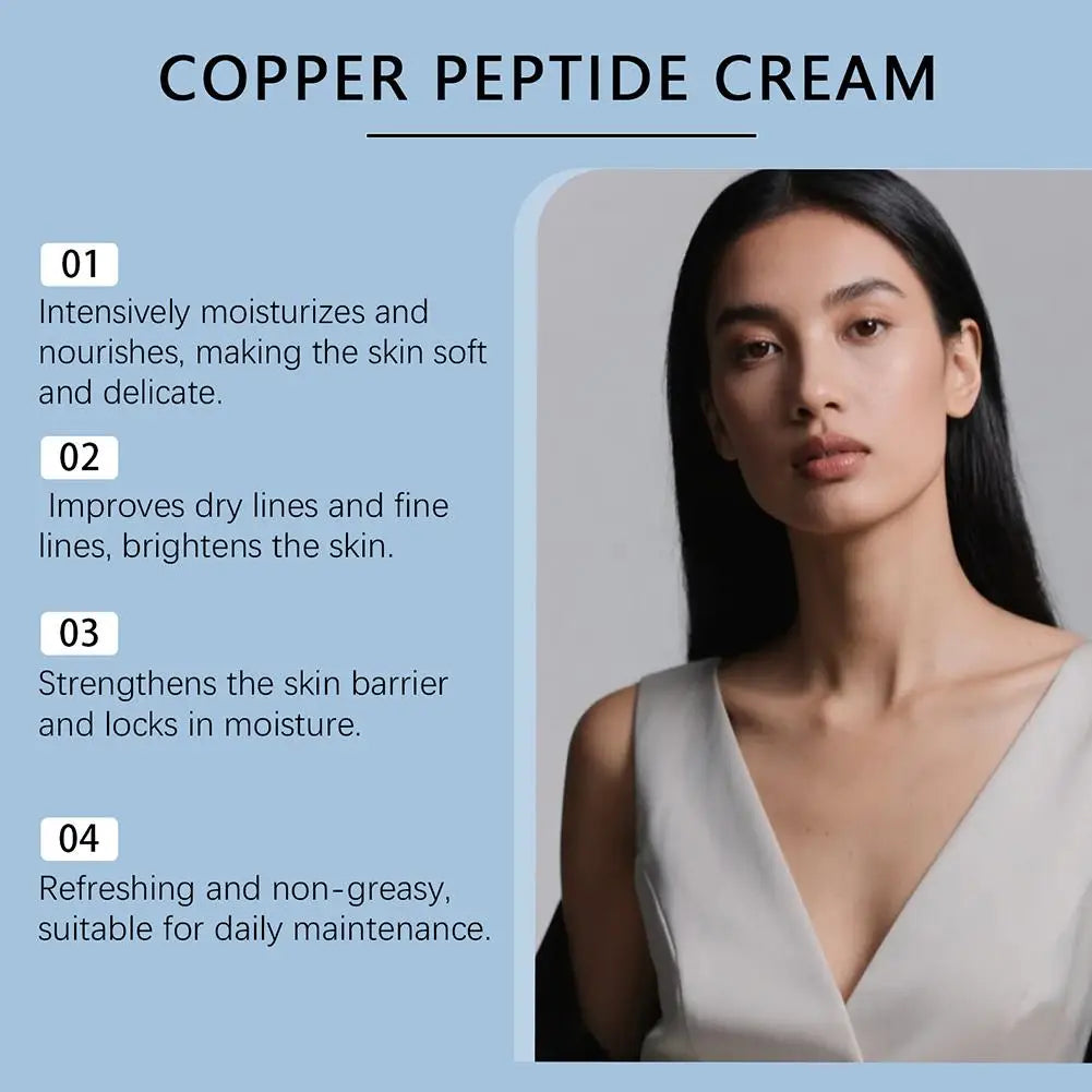 Copper Peptide Face Cream 50g – Anti-Wrinkle Moisturizer
