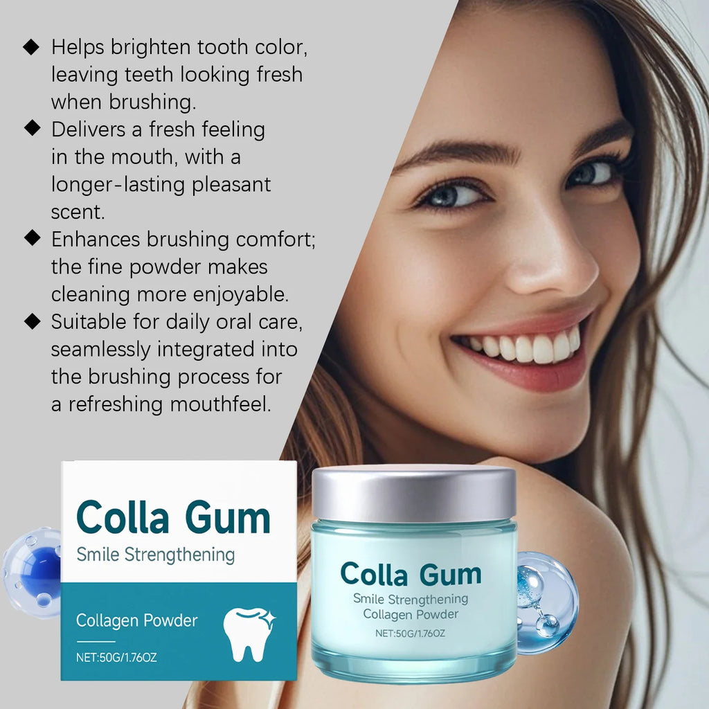 Collagen Tooth Powder – Whitening & Daily Oral Care 50g
