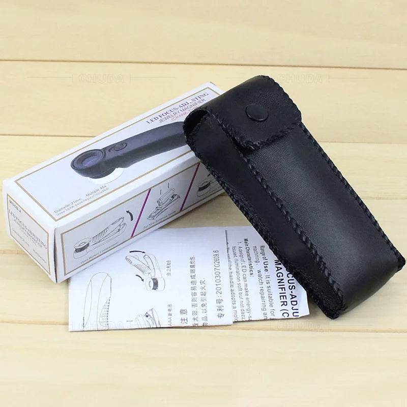 LED Handheld Magnifying Glass for Jewelry – High Magnification