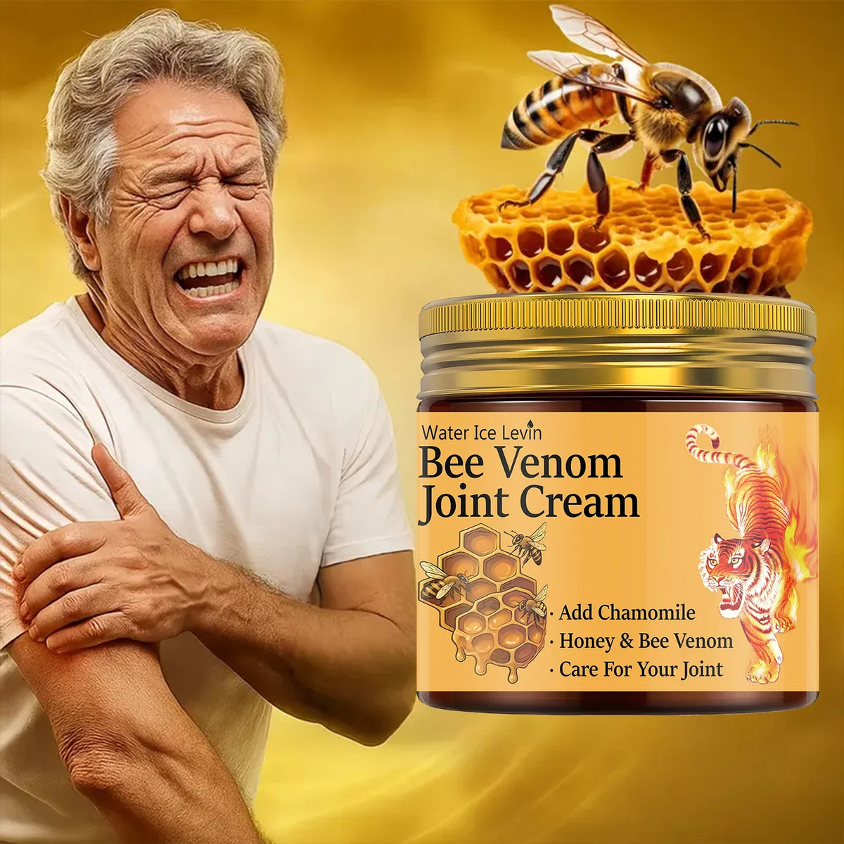 Bee Venom Body Cream – Chamomile & Honey Moisturizing & Firming