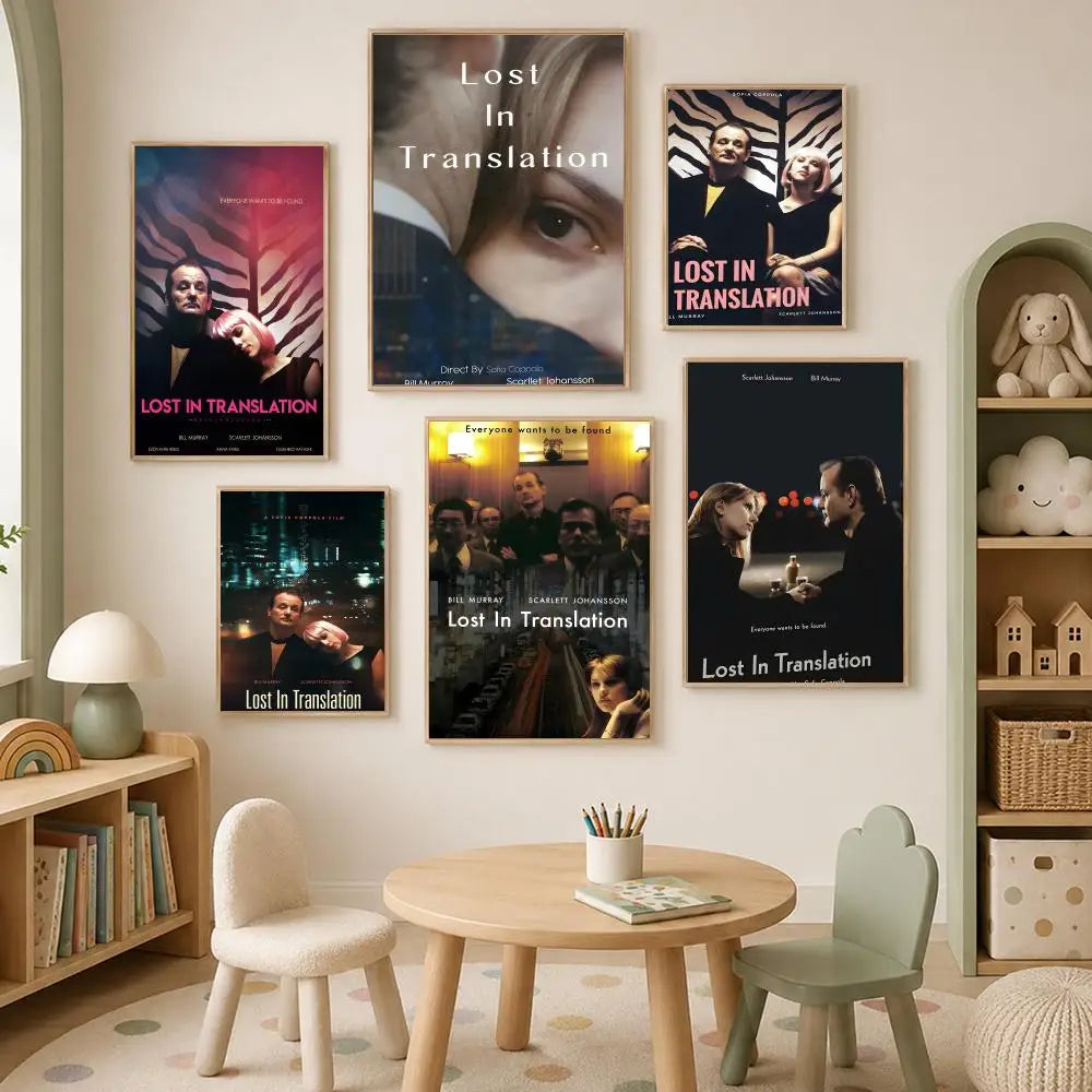 Lost in Translation Movie Poster – Self-Stick HD PVC Wall Art