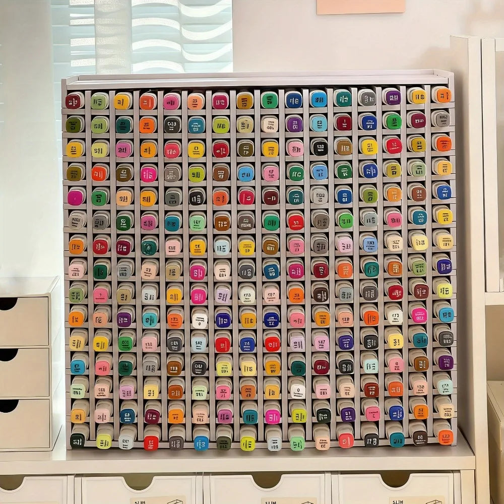 Acrylic Multi-Tier Marker Pen Storage Rack | Large Capacity