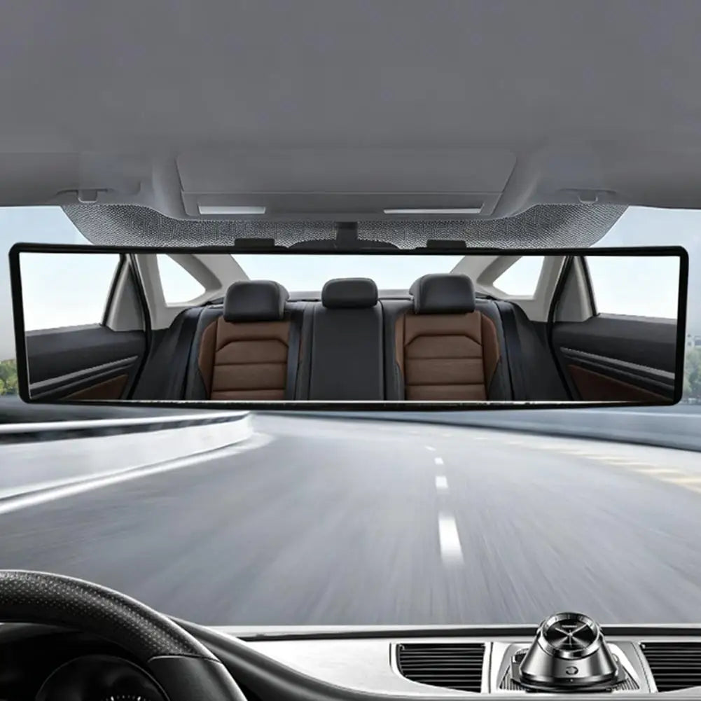 Clip-On Panoramic Rearview Mirror – Wide Angle Anti-Glare HD