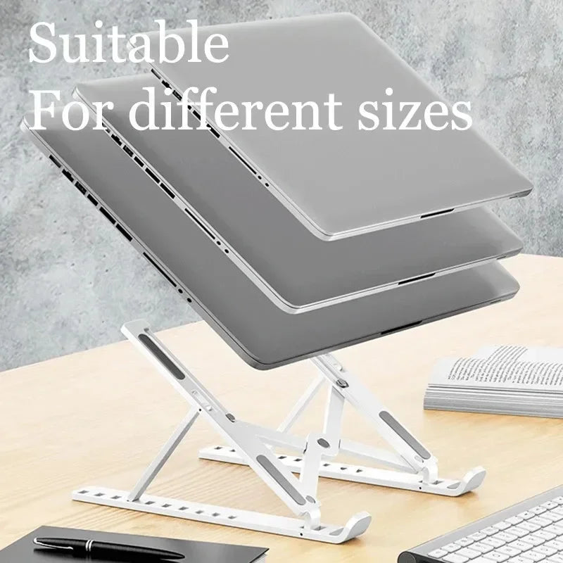 Foldable Adjustable Laptop Stand for MacBook iPad & Tablets 9–15"
