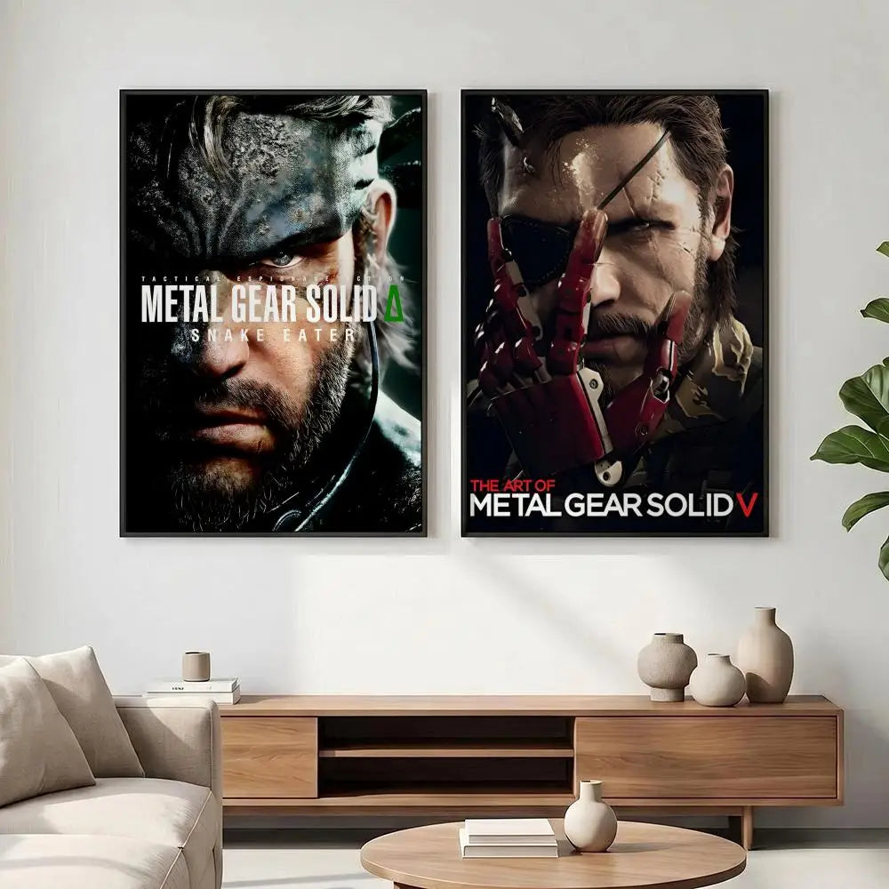 HD Metal Gear Solid Game Poster – Waterproof Sticky Wall Art