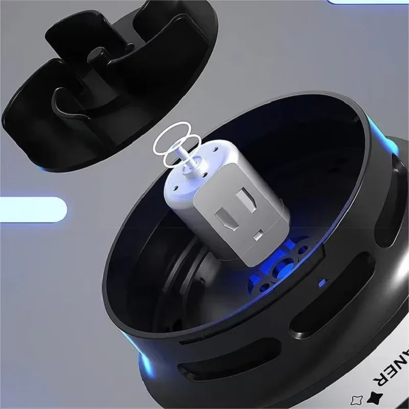 HOMEFISH Mini Desktop Vacuum Cleaner | USB Rechargeable Robot