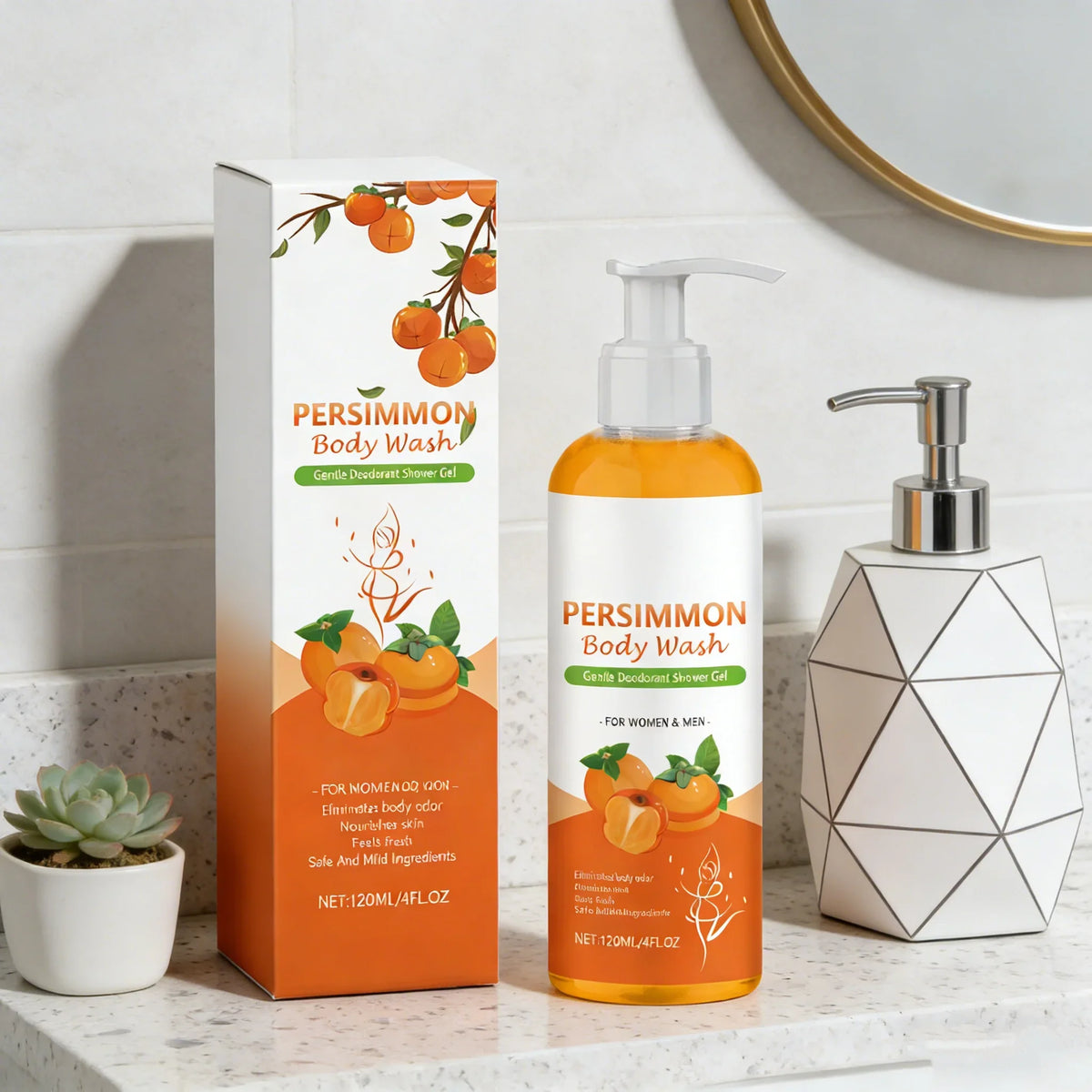 Moisturizing Brightening Body Wash Shower Gel 120ml