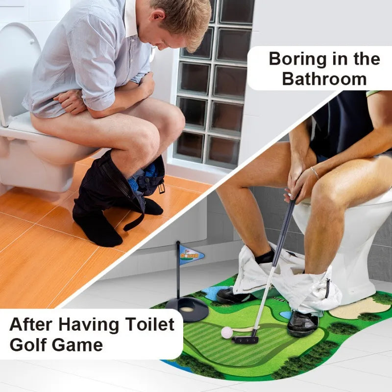 Five Toilet Golf Balls Fun Leisure Ball Perfect As Dad Boyfriend