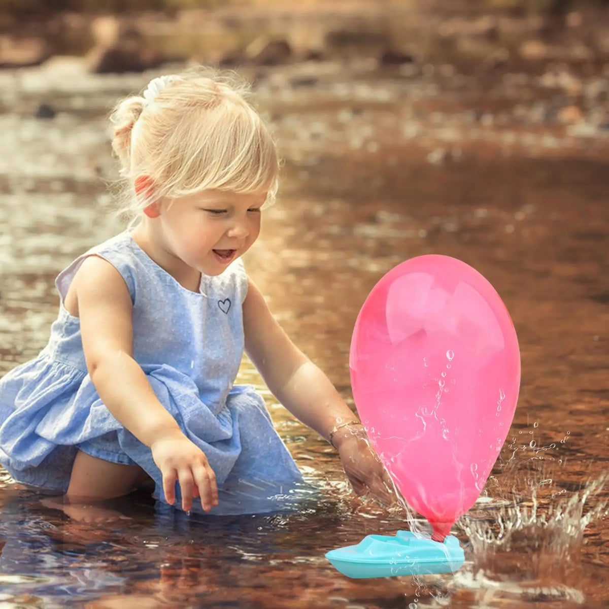 DIY Balloon Boat Science Toy – Kids Bath & Party Favor